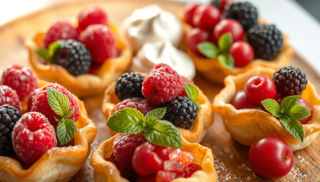 Seasonal Fruit Puff Pastry Appetizer