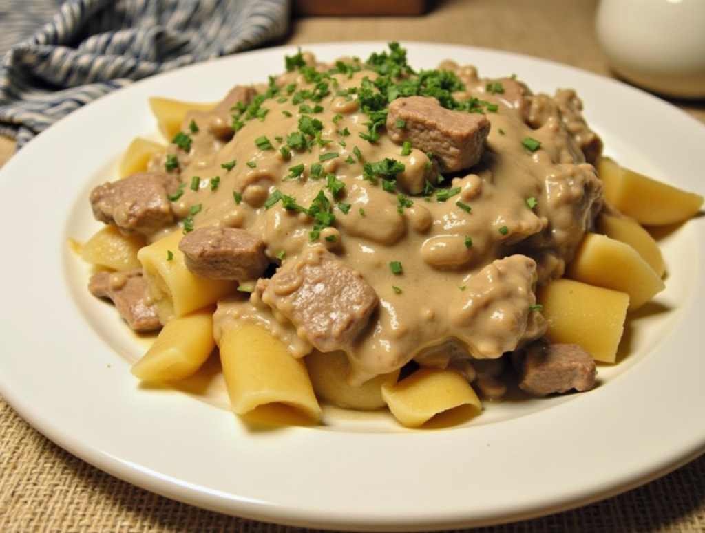 Beef Stroganoff