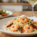 CREAMY TUSCAN SHRIMP LINGUINE