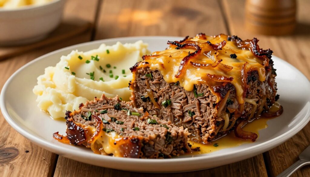 French Onion Meatloaf