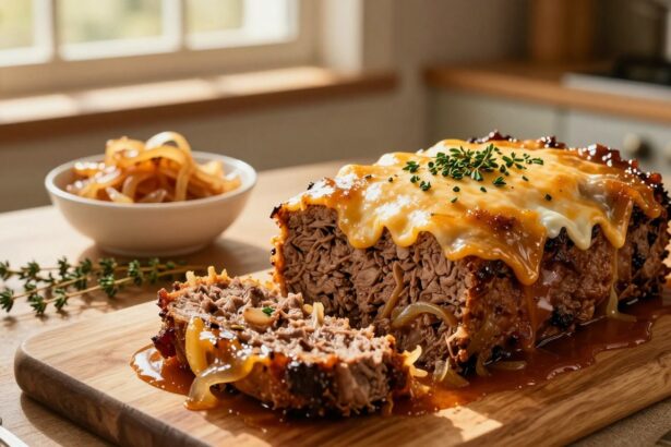 French Onion Meatloaf