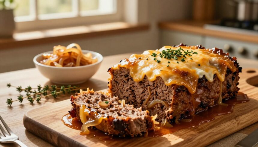 French Onion Meatloaf