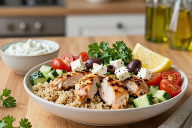Greek Chicken Bowls