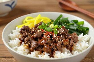 Korean Ground Beef Bowl