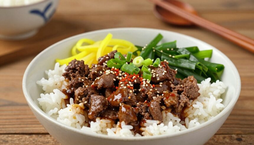 Korean Ground Beef Bowl