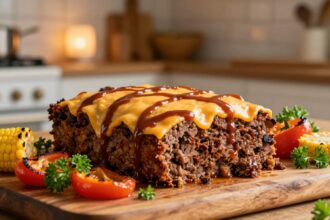 BBQ Cheddar Meatloaf