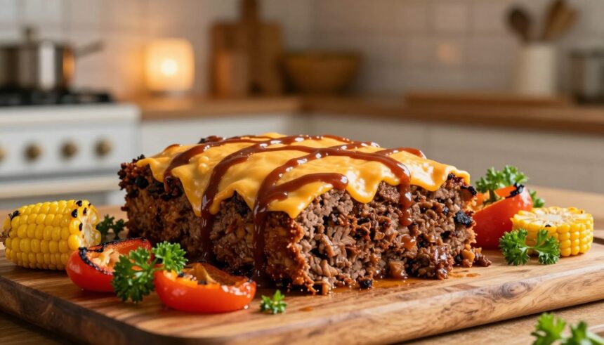 BBQ Cheddar Meatloaf