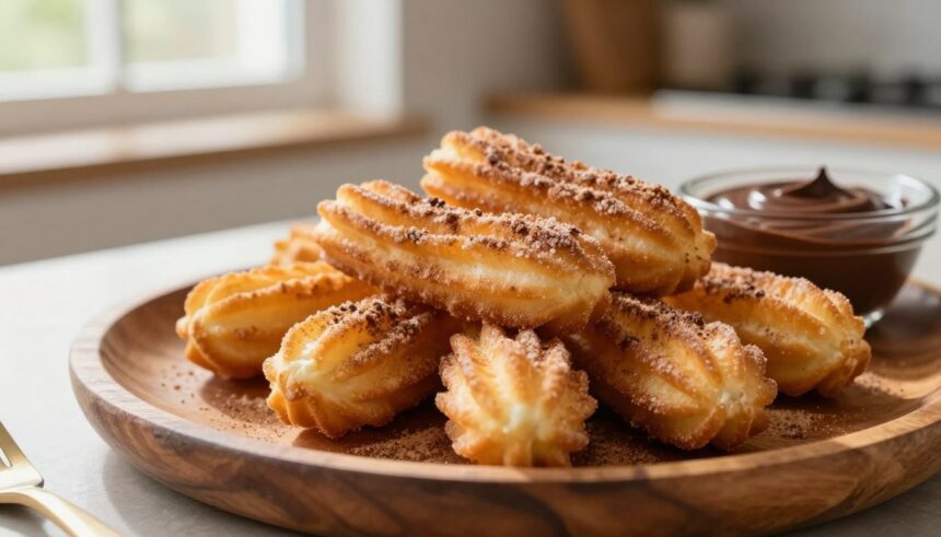 Fluffy Air Fryer Churro Bites Recipe