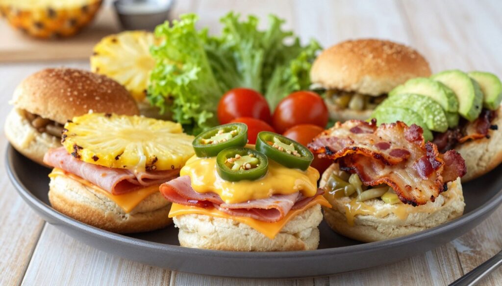 Hawaiian roll sliders variations