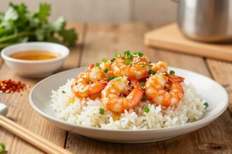 High-Protein Honey Garlic Shrimp