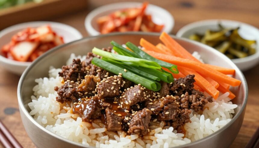 Korean Ground Beef Bowl