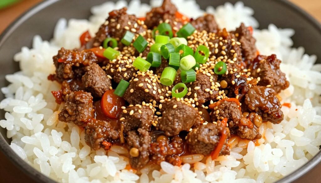 Korean ground beef recipe Korean ground beef recipe
