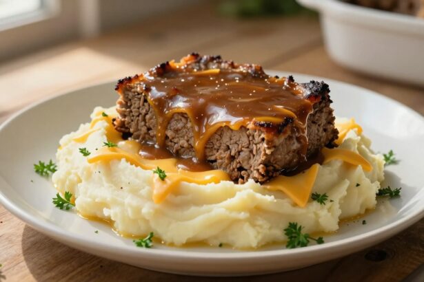 Meatloaf with Mashed Potatoes
