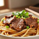 Sticky Beef Noodles