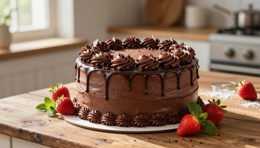 THE BEST CHOCOLATE CAKE EVER