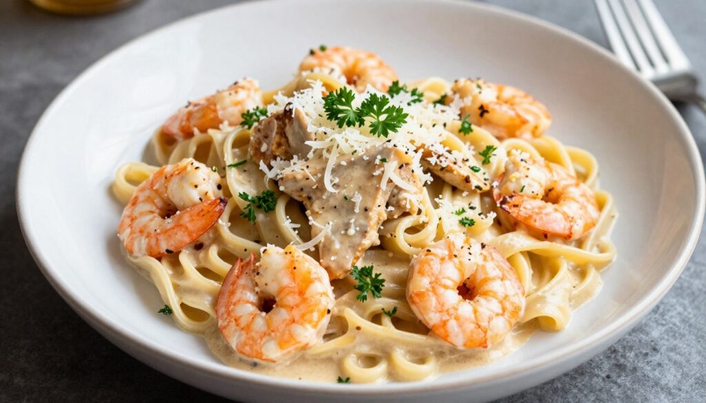 cajun chicken and shrimp pasta recipe