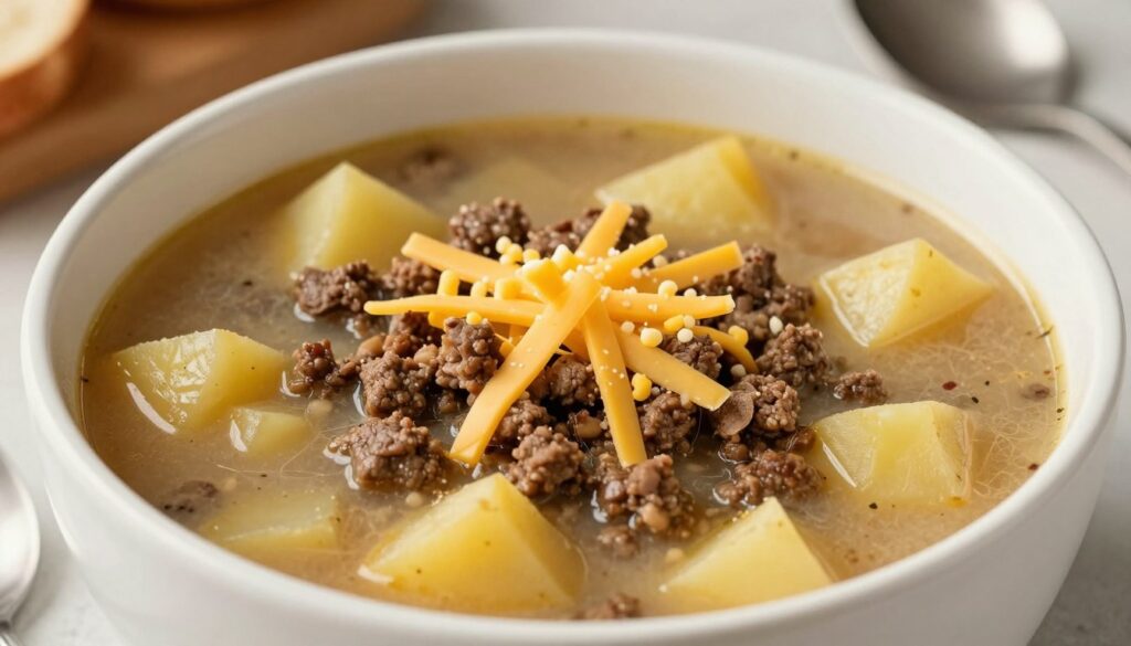 cheeseburger soup recipe cheeseburger soup recipe