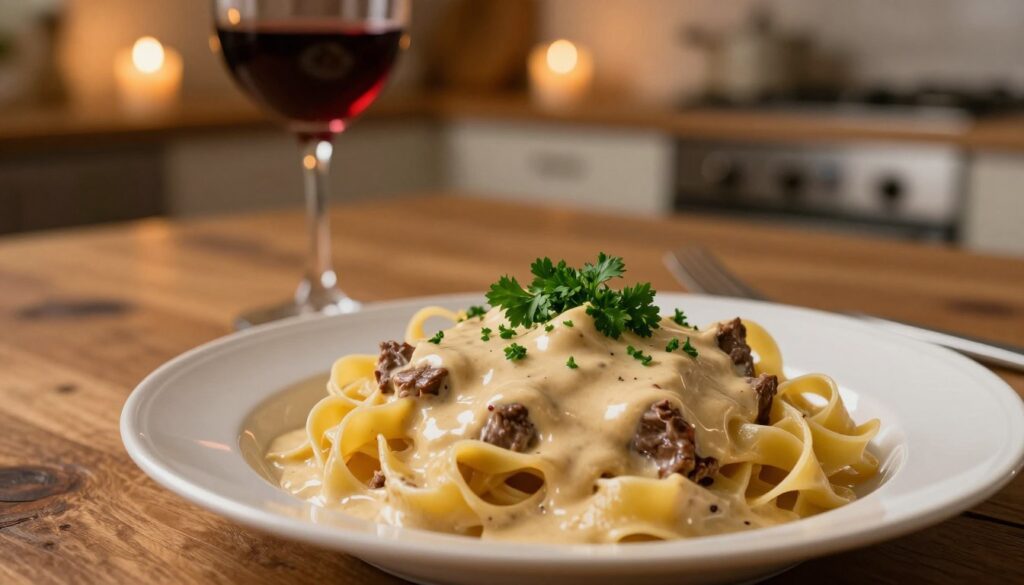 creamy beef pasta sauce