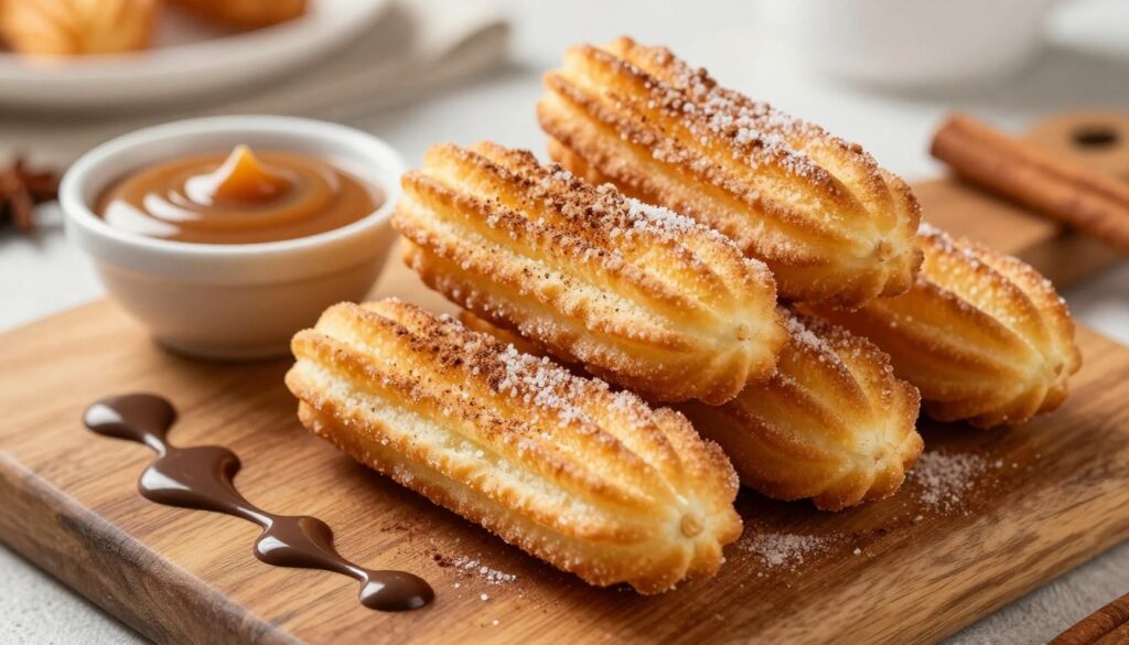 fluffy churro bites