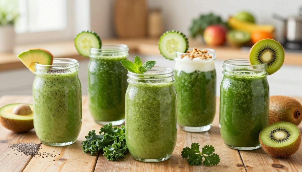 green smoothie variations