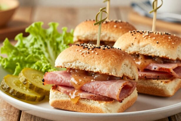 ham sliders on hawaiian rolls