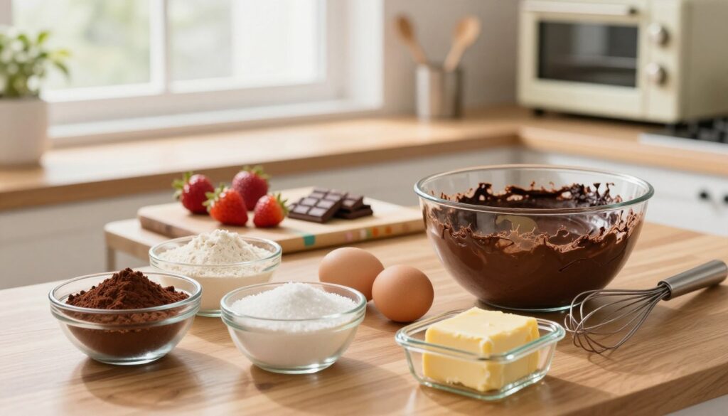 homemade chocolate cake recipe preparation