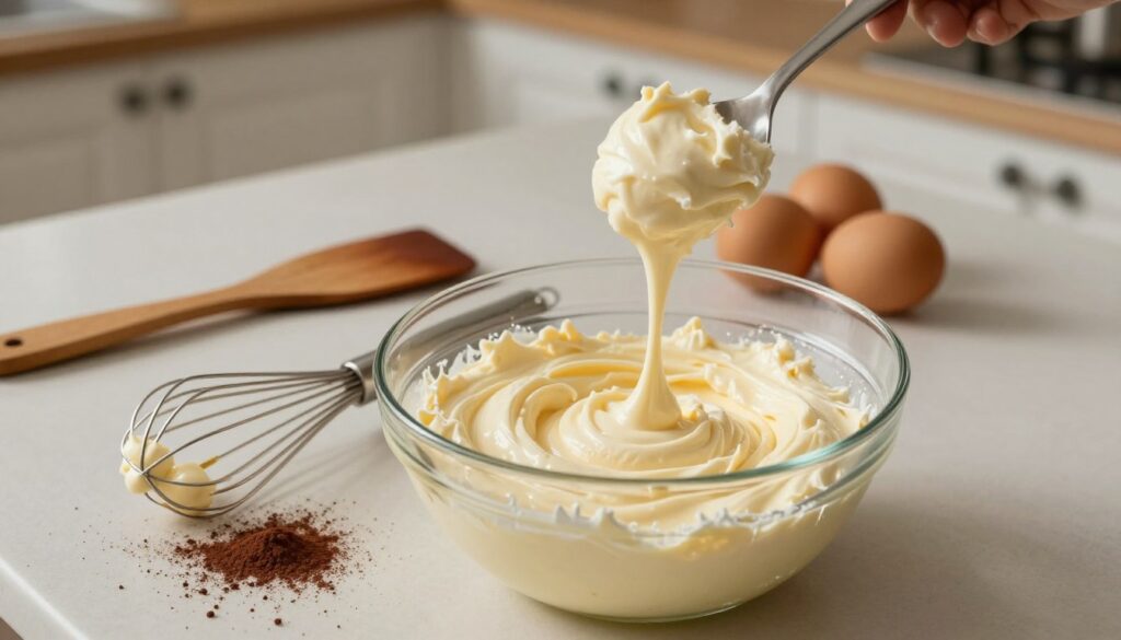 mascarpone cream preparation