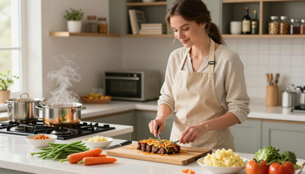 preparing sides efficiently