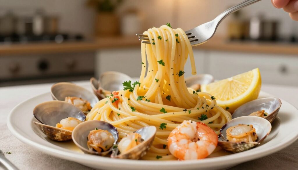 quick seafood pasta recipes