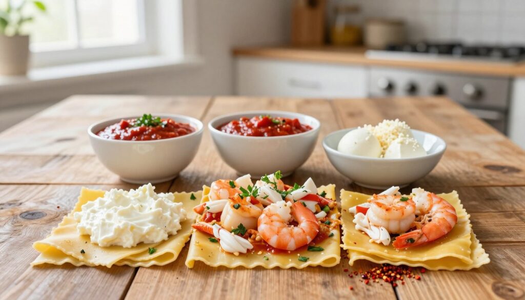seafood lasagna ingredients