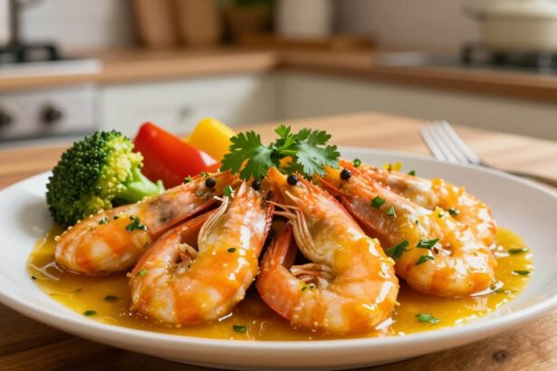 High-Protein Honey Garlic Shrimp