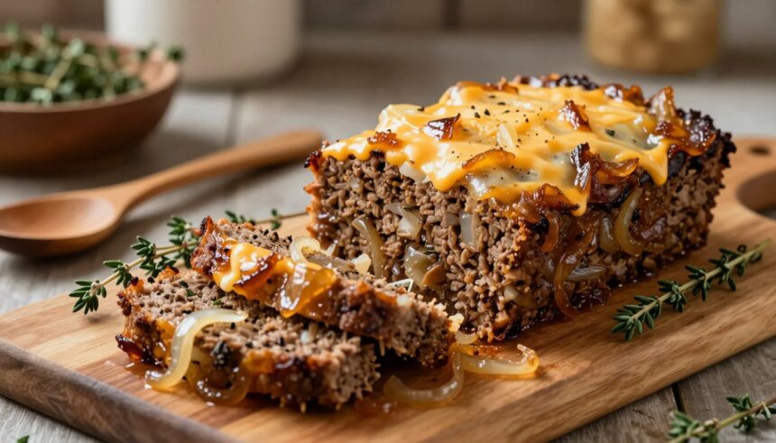 Keto French Onion Meatloaf Recipe