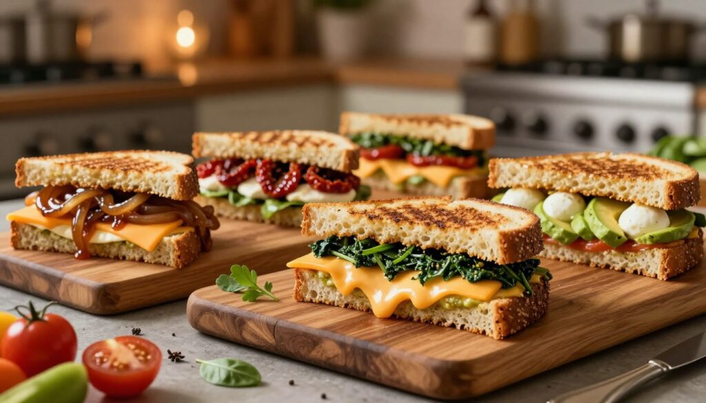 creative grilled cheese fillings