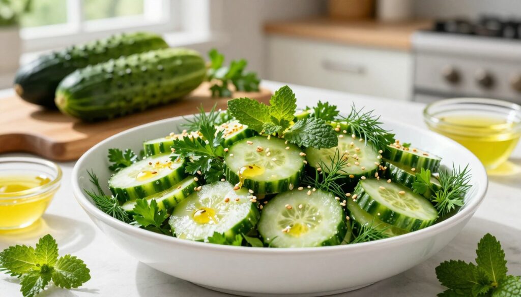 refreshing cucumber salad recipes